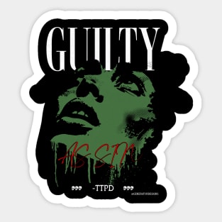 Guilty as Sin - TTPD TShirt Sticker